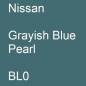 Preview: Nissan, Grayish Blue Pearl, BL0.